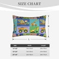thumbnail image 6 of EasygdpConstruction Machinery Polyester Fiber Double-Sided Pillowcase,Super Soft,Comfortable And Luxurious Pillowcase,Not Easy To Break Or Deform- 14"X20", 6 of 9