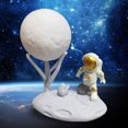 thumbnail image 4 of Astronauta Luna Luz nocturna Recargable Astronauta Adornos Atenuación continua (G) Likrtyny Para estrenar, 4 of 6