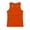 Orange, variant on Girls Racerback Tank Tops Solid Color Sports Dance Basic Sleeveless Tank Tops Children's Athletic Dance Tops(Orange,18-24 Months)