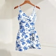 thumbnail image 7 of Yievot One Piece Swimdress Swimsuits for Women Floral Print Swim Dresses Skirt Bathing Suit Tummy Control Modest Swimwear, 7 of 7