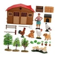 thumbnail image 3 of shamjina Animal Figurines Set Barn Farm Toys Playset for Baby 3 4 5 6 7 Year Old Kids, 3 of 8