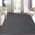 thumbnail image 4 of FairOnly Dark Grey 8'x10'Modern Solid Color Area Rug Machine Washable Low Pile Non Slip Soft Indoor Rug for Living Room Bedroom Kitchen, 4 of 7