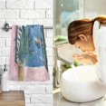 thumbnail image 7 of Yayeee 100% Cotton Hand Towels for Bathroom 16" x 28" Soft Absorbent Kitchen Towel, Pink Window, 7 of 7