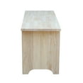 thumbnail image 4 of International Concepts Solid Wood Indoor Brookstone Bench - 36" Long, Unfinished, 4 of 7