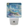 thumbnail image 6 of Yayeee LED Night Light for The Home Plug in With Light Sensors 2 Pack, Crystal Ocean, 6 of 6