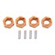 thumbnail image 1 of M Buder 7mm Hex Wheel Hubs Adaptador Duradero de Aleación de Aluminio para Coche RC FMS FCX24 1/24, Accesorio de Coche a Control Remoto, Dorado (0.28 inches / 0.7 cm), 1 of 9
