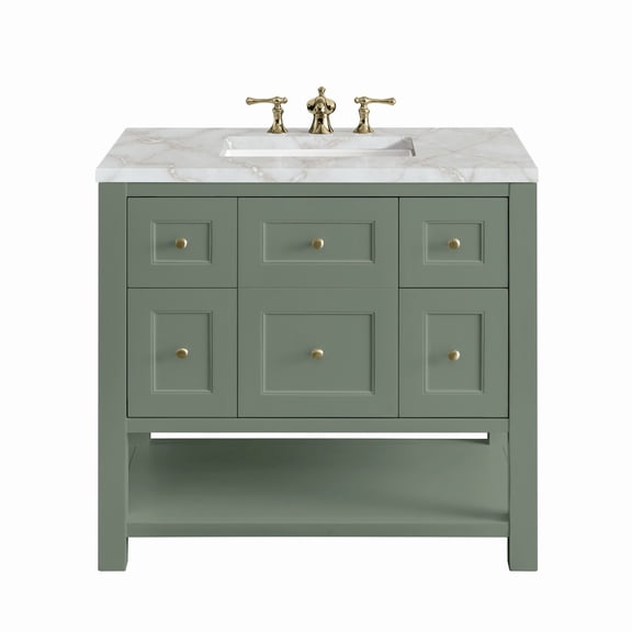 James Martin Vanities 330-V36-3Vsl Breckenridge 36" Free Standing Single Basin Poplar Wood