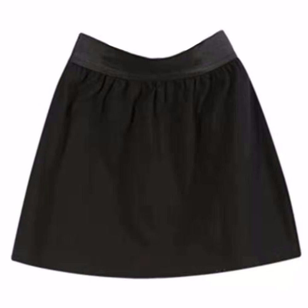 Aniywn Womens Adjustable Layering Fake Top Lower Sweep Skirt Half Length Splitting Mini Skirt Shirt Extenders 