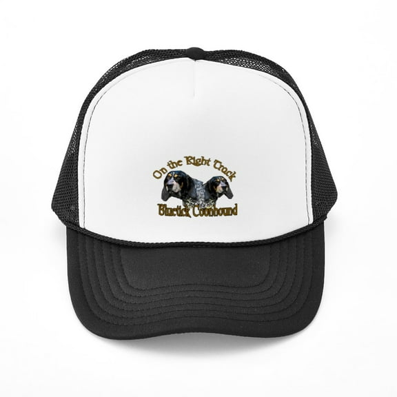 CafePress - Bluetick Coonhound Gifts - Adjustable Unisex Printed Trucker Hat with Mesh Back