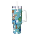 thumbnail image 1 of Woody Buzz Story Bouteille d'Eau 40oz Ice Bully avec Poignée Paille de Bouteille Sport Isolée en Acier Inoxydable Réutilisable Étanche Gobelet de Voiture, 1 of 9
