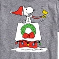 thumbnail image 3 of Peanuts - Snoopy & Woodstock House Sleigh - Men's Short Sleeve Graphic T-Shirt, 3 of 6