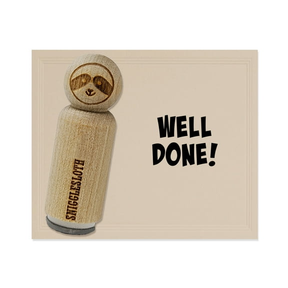 Well Done Teacher School Rubber Stamp for Scrapbooking Crafting Stamping - Mini 1/2 Inch