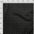 thumbnail image 2 of oneOone Polyester Lycra Black Fabric Feather Feather Dresses Material Fabric Print Fabric By The Yards 56 -Inch Wide, 2 of 4