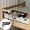Black, variant on ROGE Bedside Shelf Foldable, College Dorm Room Essentials, Clip-On Bed Side Table for Top Bunk Heavy Duty, Loft Nightstand Organizer Tray (White)