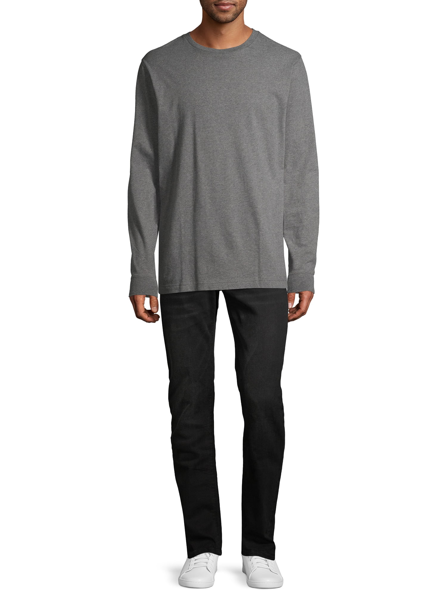 George men's long sleeve crew neck tee Clearance