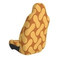 thumbnail image 2 of Wukai Peanuts6 Full Set Car Seat Covers with Soft Padding Universal Auto Front Seats Protector and Cushion Mat, 2 of 5