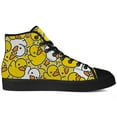 thumbnail image 4 of Aidianart Womens Duck High Top Canvas Sneakers High Top Shoes Size 10, 4 of 5