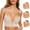 Light Yellow, variant on Push Up Bra Deep V Backless Bra Underwire Open Back Racerback Bra Seamless Thin Strap Bra Triangle Bralette Sports Bras for Women M
