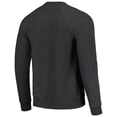 thumbnail image 3 of Men's Homefield Heather Charcoal Iowa Hawkeyes Tri-Blend Crewneck Pullover Sweatshirt, 3 of 3