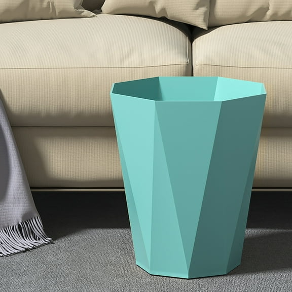 Gallickan Kitchen Trash Can, 2.7 Gallon Garbage Can for Bathroom Plastic Wastebasket Container Bin for Narrow Spaces Bedroom, Kitchen, Office, Home, Green