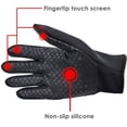 thumbnail image 3 of Deportes al aire libre de otoño e invierno para hombre, además de pantalla táctil de terciopelo, guantes cálidos para montar en bicicleta de esquí (naranja L) brillar Hogar, 3 of 5