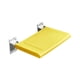 thumbnail image 3 of Asiento de ducha plegable perfecl montado en la pared amarillo, 3 of 8