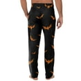 thumbnail image 5 of Evdexr Men's Halloween Pajamas Lightweight Oversized Pj Pants Long Halloween Graphic Ghost pajamas Drawstring Pumpkin Printed Sleepwear Black 2XL, 5 of 8