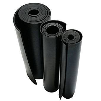 Eco Pultrusions Roll Neoprene Rubber Pad,1/8 Inch Thick,60 Inchx12 Inch,Black 