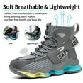 thumbnail image 5 of Sogetch Steel Toe Boots for Men Women Lightweight Work Boots Industrial Construction Safety Shoes, 5 of 8