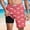 2 - Pink, variant on Aobny with Liner Men's Shorts Board Solid Shorts Casual Big & Tall Slim Work Out Clothes,Navy Blue,L