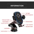 thumbnail image 3 of 10W Wireless Charger Car Infrared Sensing Automatic Retractable Clip Fast Charging Compatible for iPhone 12Pro Max /12/SE/11 Pro Max/11/XS Max/XS/XR/X/8/8Plus, 3 of 8