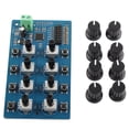 thumbnail image 1 of Servocontrolador de 8 vías, Control preciso de perilla a bordo, controlador de engranaje de dirección STM32 con indicador LED para FUTABA, 1 of 5