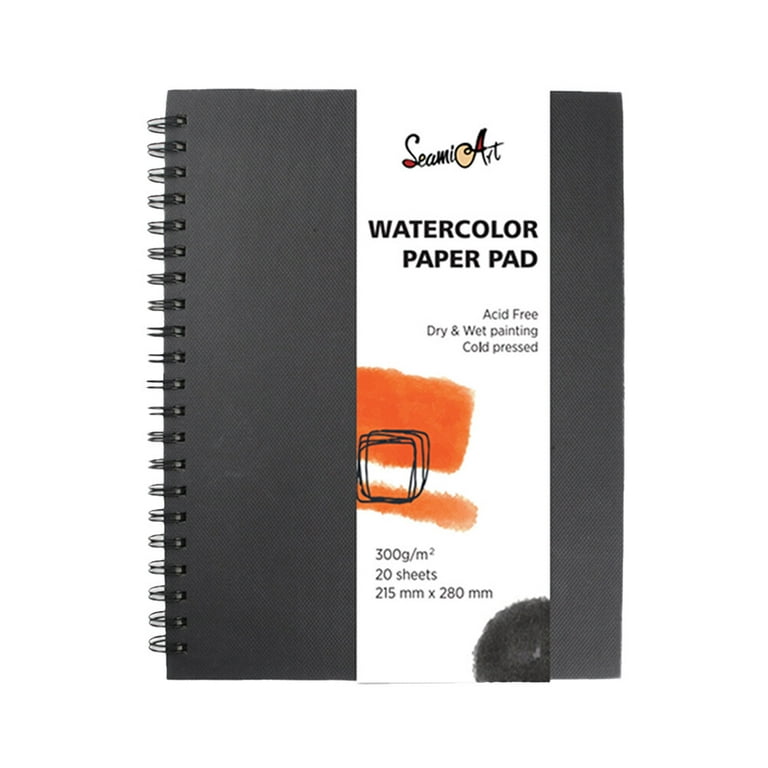 2pcs Watercolor Sketch Pads Artist Aesthetic Sketchbook Durable Sketchbook  for Drawing