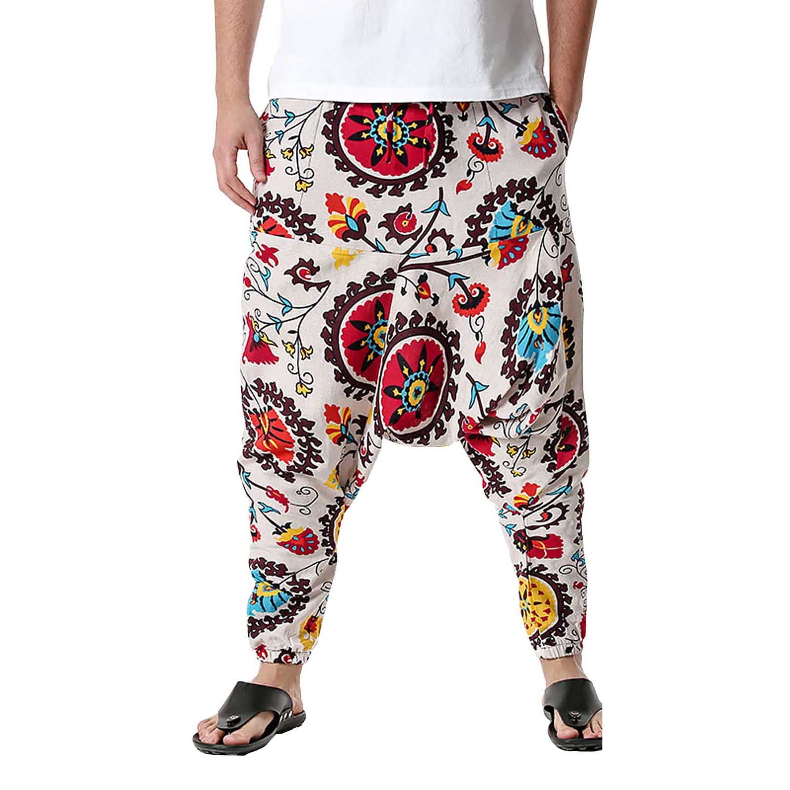 LIDYCE Men's Cotton-Linen Loose Casual 
