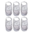 thumbnail image 4 of 6x 3 Pares de Calcetines Invisibles para Mujer, Calcetines con Forro de Corte Bajo, Calcetines Invisibles Antideslizantes para Zapatos Planos de Barco 6 piezas, 4 of 8