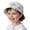 White2, variant on Krdevn Cherry Embroidery Kids Wide Brim Fisherman Sun Hat Adjustable Chin Cord Lightweight Breathable Outdoor for Toddler Boys Girls
