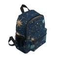 thumbnail image 2 of FORMRS School Backpack with Front Zippered Pocket 12" Student Travel Daypack, Dark Star Map, 2 of 6