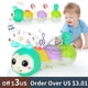 thumbnail image 2 of INOLING Juguetes musicales iluminados para bebés de 6 a 12 meses para niños de 7, 8, 9 y 12 mesesOruga con CAJA zhangmengya unisex, 2 of 2