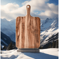 thumbnail image 5 of Kumdkd Large Wooden Cutting Board with Handle - Heavy Duty Cheese & Meat Board for Kitchen & Serving(13.7"x7"), 5 of 5