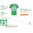 thumbnail image 4 of Camiseta de rugby de entrenamiento y local de Penrith Panthers personalizada 2024, talla para hombre: S-5XL (nombre y número personalizados impresos), 4 of 5