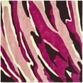 thumbnail image 4 of SAFAVIEH Soho Evelyn Abstract Wool Area Rug, Pink/Rose, 2' x 3', 4 of 8