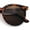 Tortoise - Brown, variant on Retro Hipster Fashion Horn Rim Round Circle Len Plastic Sunglasses Tortoise - Brown