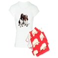 thumbnail image 1 of CafePress - Basset Hounds - Women's Light Pajamas, 1 of 1