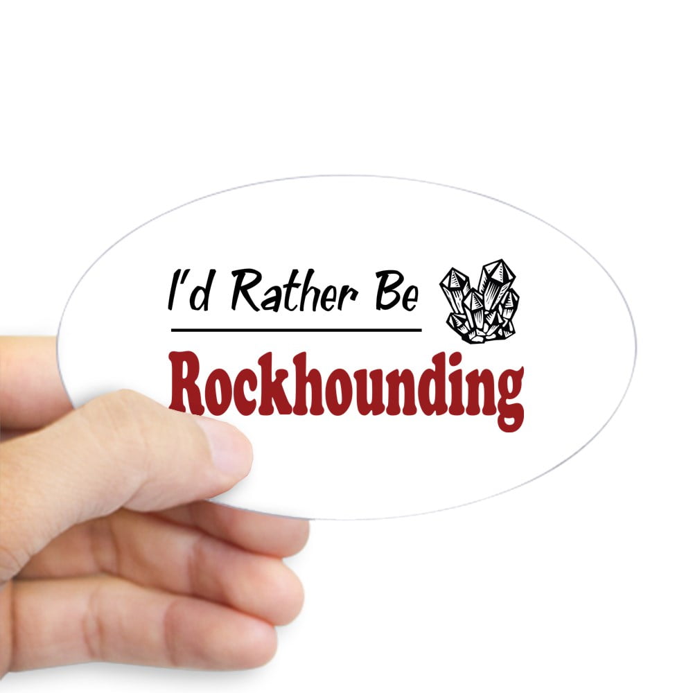 Oval CafePress Support Rockhound Oval Sticker Sticker 274145894 