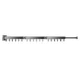 thumbnail image 2 of XYAIYT Wall Mounted Folding Clothes Hanger Space Saving 540 Degree Rotation for Indoor Balcony Easy Installation No Drill Aluminum Alloy Extendable Rods Total Length 50 Inches, 2 of 3