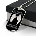 thumbnail image 3 of Sympathy Gift Son Remembrance - Graphic Military Dog Tag Necklace (Optional Personalized Engraving), 3 of 5