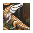 thumbnail image 1 of Crocodile in Rococo. - Canvas, 1 of 10