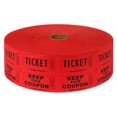 thumbnail image 1 of Deux (2) Rouleaux de Billets de Tombola Rouge Double Rouleau Totalisant 4 000 Billets, 1 of 1