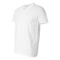 thumbnail image 2 of Softstyle V-Neck T-Shirt, 3XL, White, 2 of 3