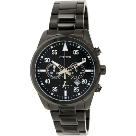 Citizen Men's AN8095-52E Black Stainless-Steel Analog Quartz Watch